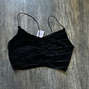 Black crop top/ bralette